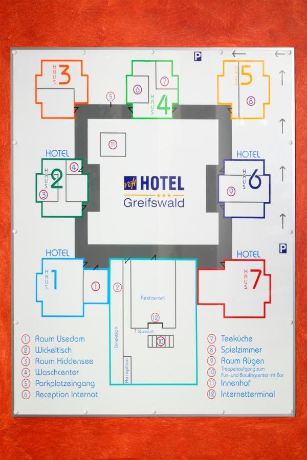 Vch Hotel Грайфсвальд Экстерьер фото
